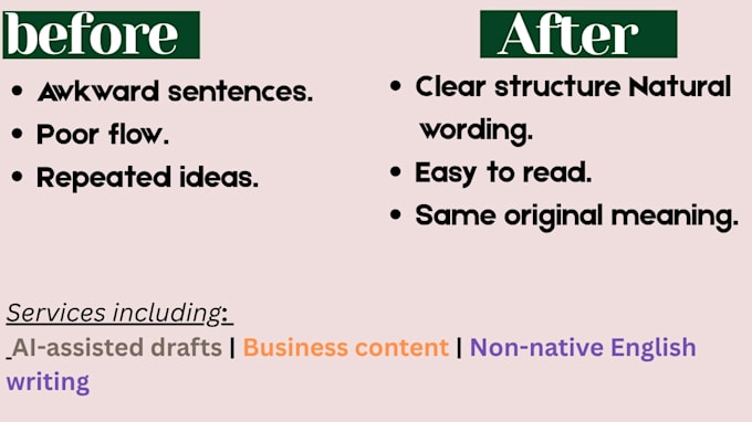 copy edit your blog posts article and website content