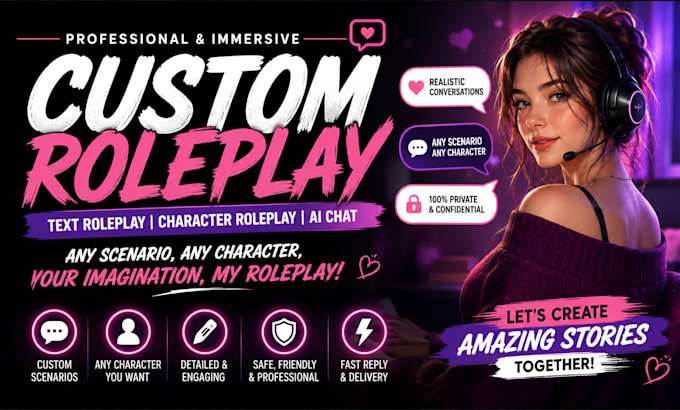 do custom text roleplay for any character