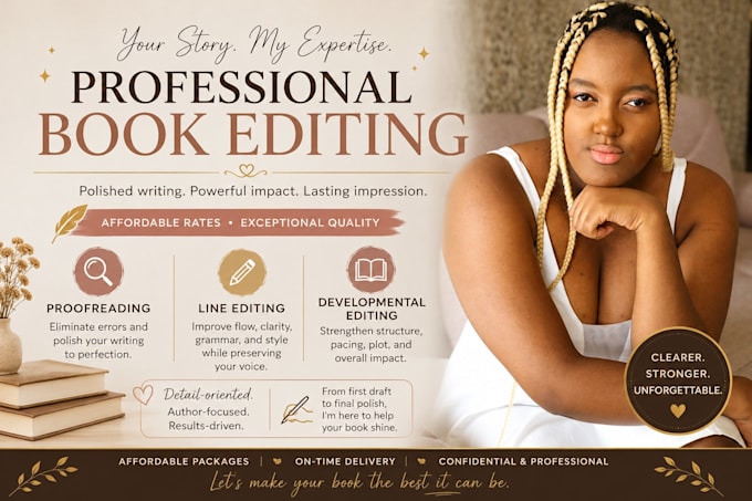 edit a book for you
