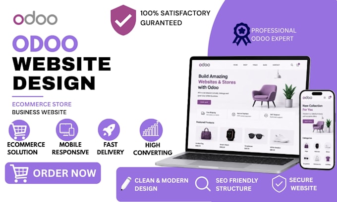 design odoo website and build odoo ecommerce store