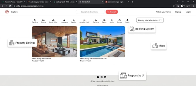 build a modern full stack web application using react node js
