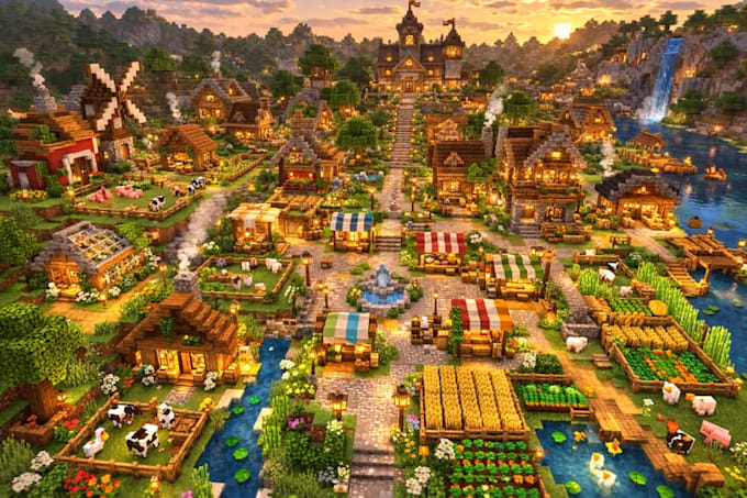 build a custom minecraft map, survival world, spawn or lobby