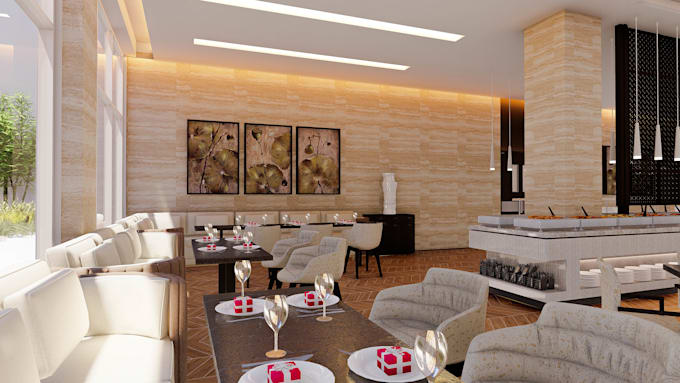 design a unique interior concept for your restaurant or cafe