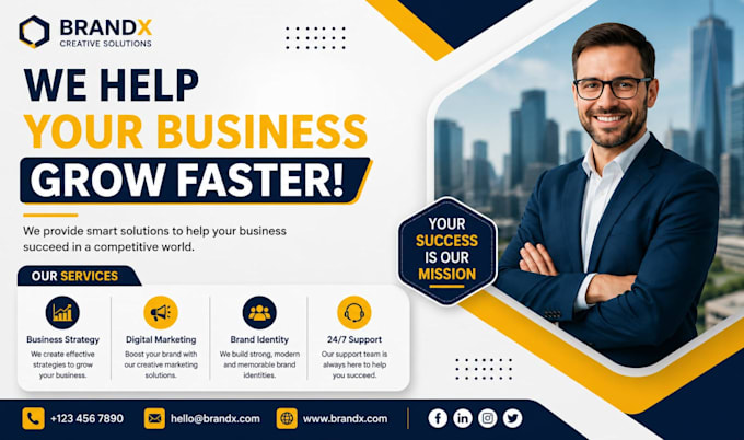 design professional canva graphics for your business