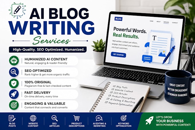 write SEO optimized ai articles and blog posts