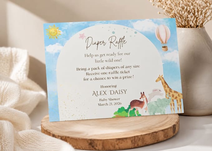 create personalized baby shower invitation template