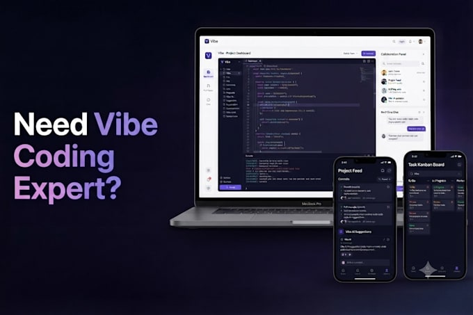 develop and fix vibe coded mvps, saas products and websites