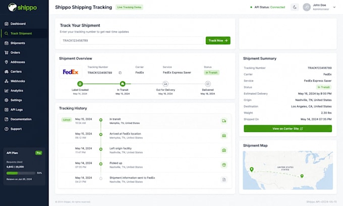 integrate shipstation API shippo API shipping automation for ecommerce stores