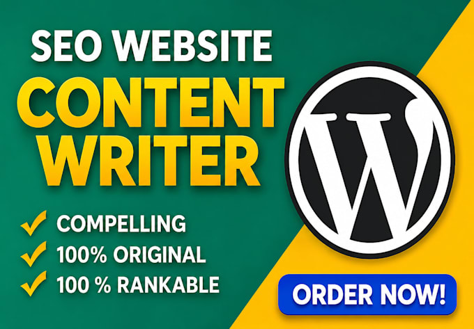 write articles and blog posts, website content for wordpress, ecommerce website