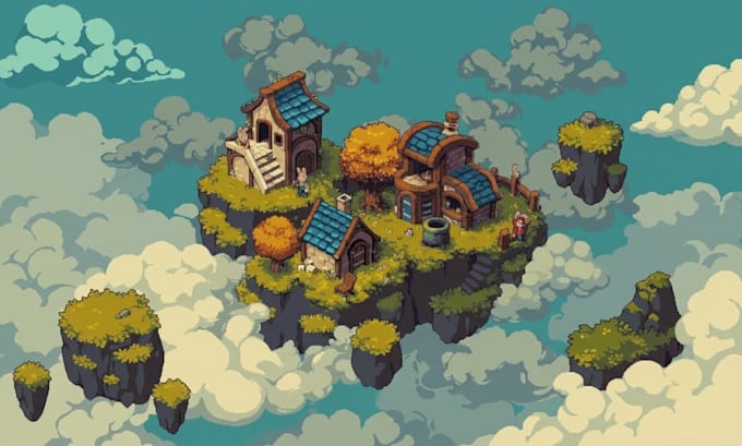 design 2d side scroller pixel art parallax background layered game environment