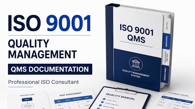 develop iso 9001 quality management system qms documentation