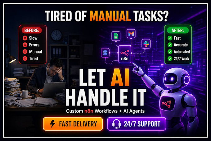 build multi agent loops and n8n workflow automation for business