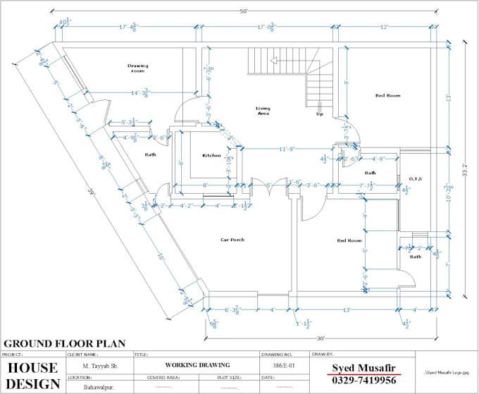 create professional 2d house plans, proposal drawings