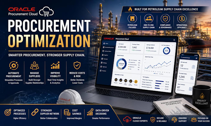 optimize oracle procurement cloud for petroleum supply chain companies