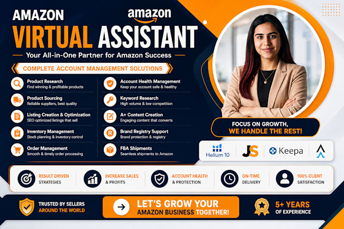 be your amazon fba virtual assistant for amazon fba store