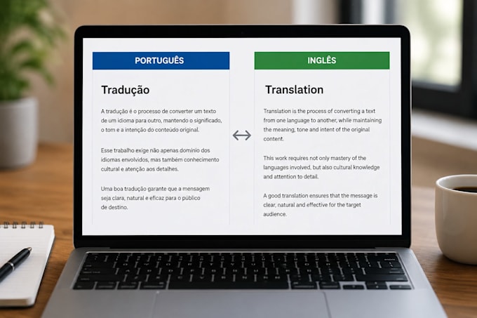 traduzo textos em portugues espanhol e ingles