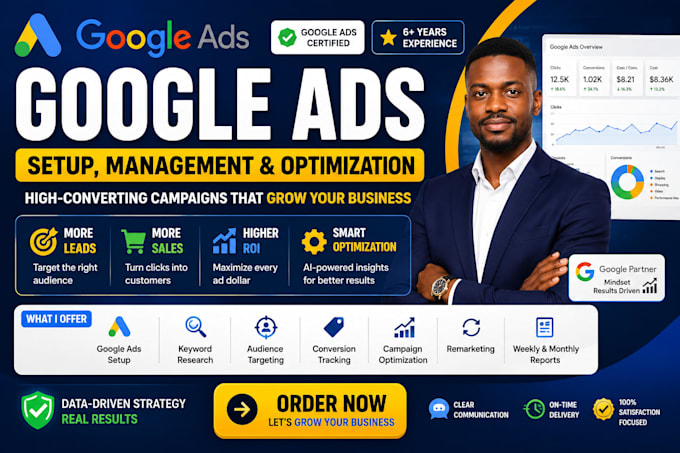 setup and manage google ads PPC campaigns