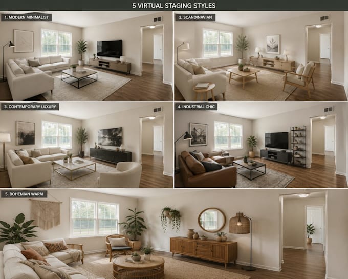 do real estate virtual staging and home digital staging service