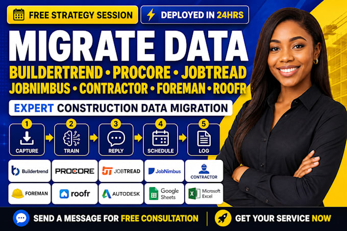 migrate data buildertrend procore jobtread jobnimbus contractor foreman roofr