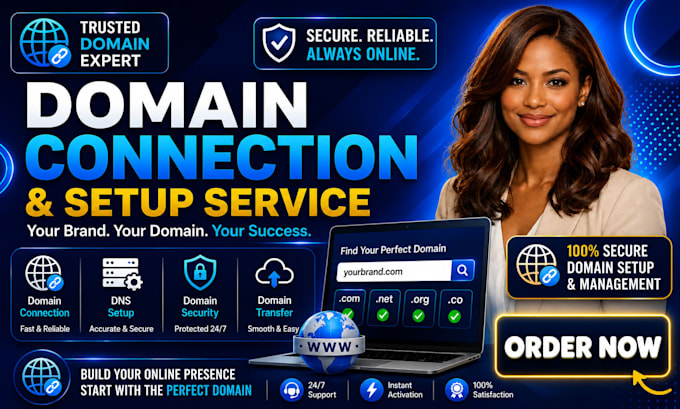 fix domain, email dns issues and connect domain to website