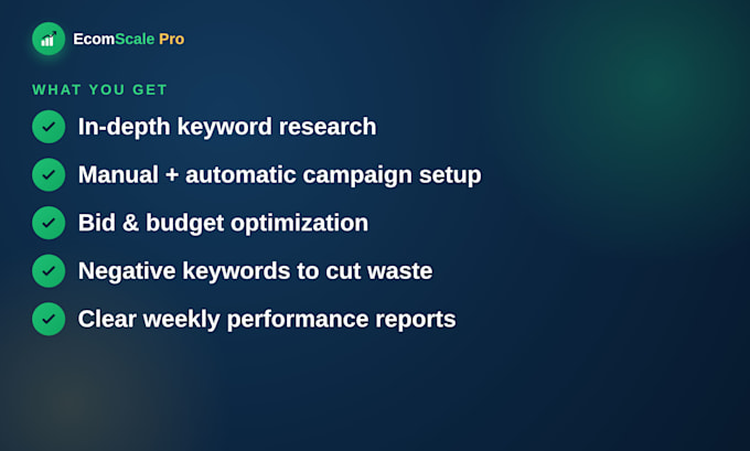 be your amazon ppc manager and optimize your sponsored ads campaigns