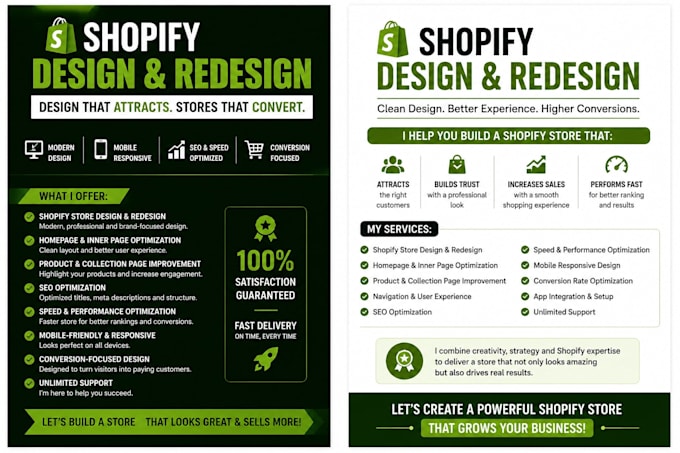 redesign and optimize your shopify store