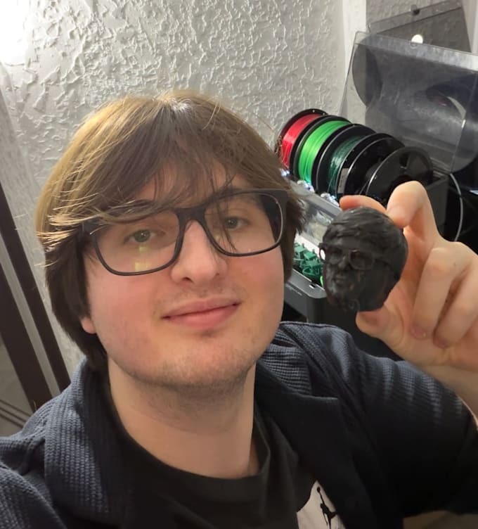 create a 3d printable bust or 3d portrait from your photo