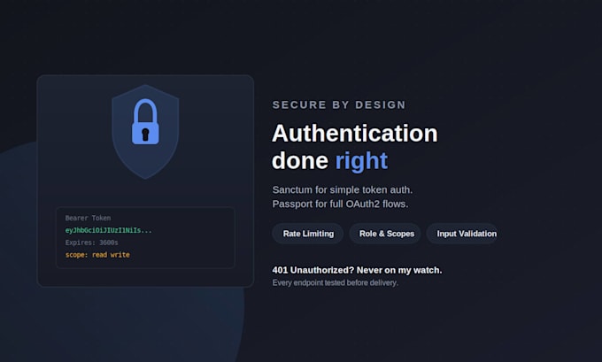 build a custom rest API with laravel