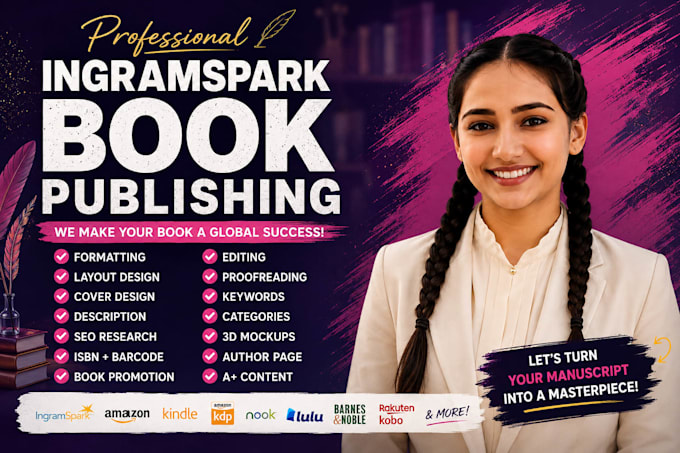 do ingramspark book publishing, paperback formatting, self publishing services