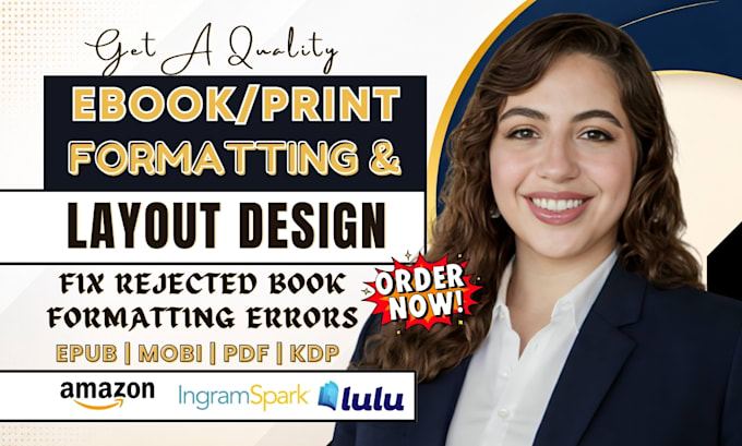 do book formatting, fix rejected book, formatting errors for publishing approval