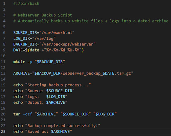 create small scripts and automation solutions