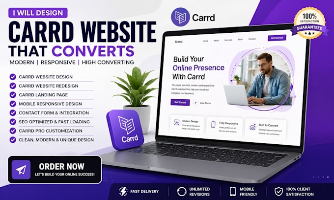 design carrd website, redesign carrd website, carrd landing page, carrd co