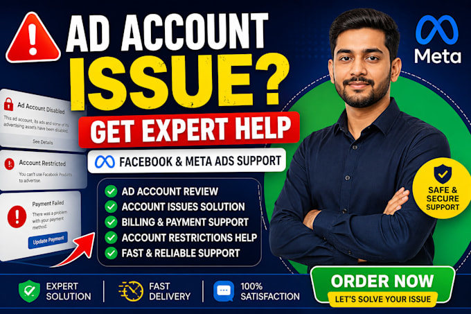 audit and support meta ads account problems