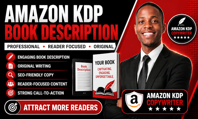 write an amazon KDP book description that attracts readers