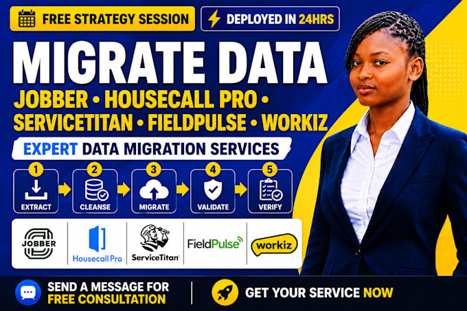 migrate data jobber housecall pro servicetitan fieldpulse workiz data migration