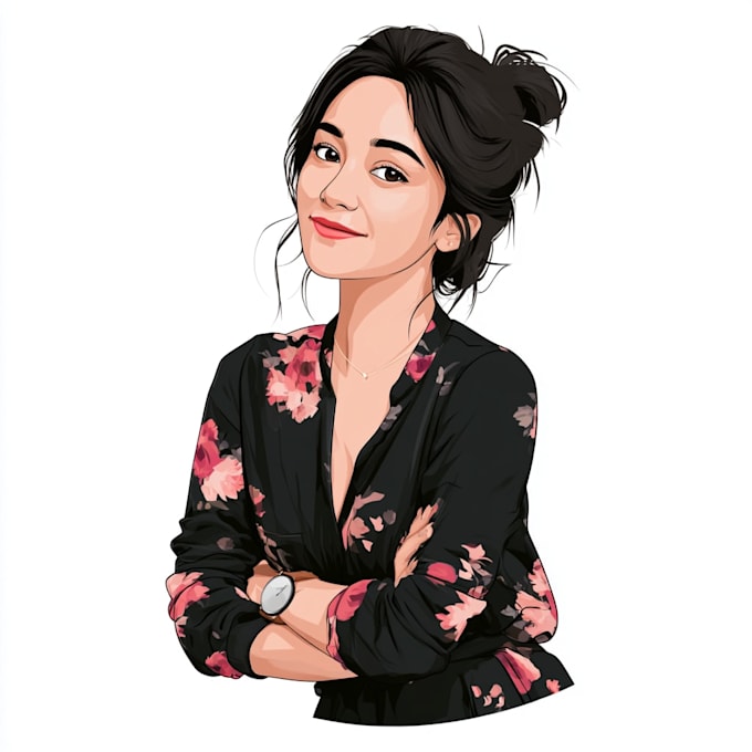 draw cartoon illustration with unique style