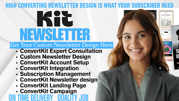 setup convertkit newsletter kit landing page convertkit email sequence expert