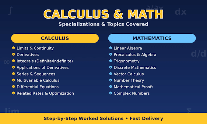 be your calculus statistics and algebra tutor