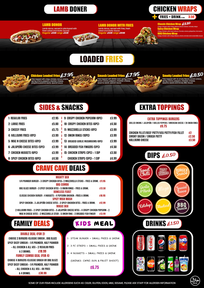 design restaurant menu, cafe menu, and qr menu