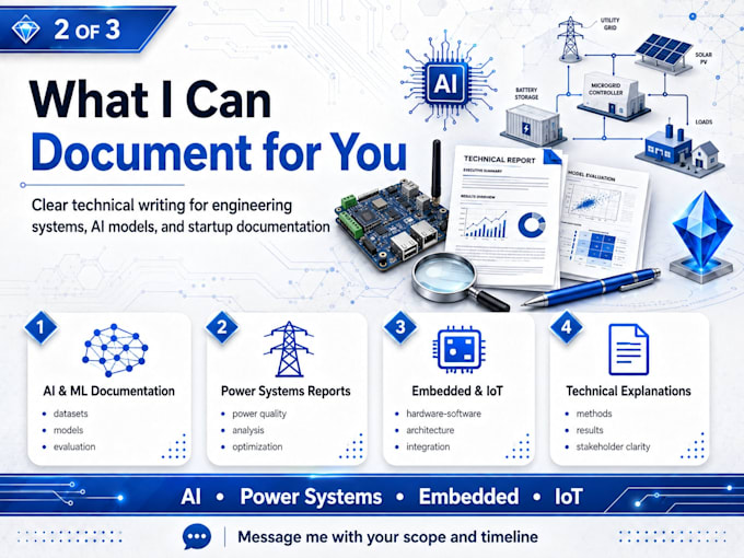 write engineering and ai technical reports