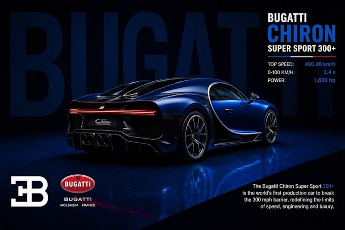 design professional car posters