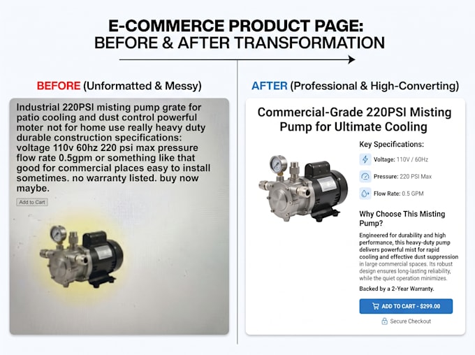 write high converting product descriptions for your technical item
