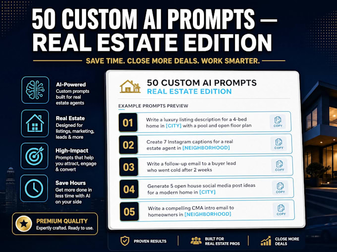 create real estate blog
