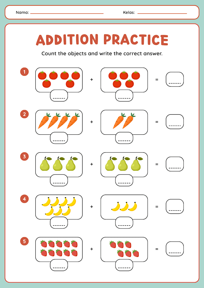 create printable kids worksheets and activity books