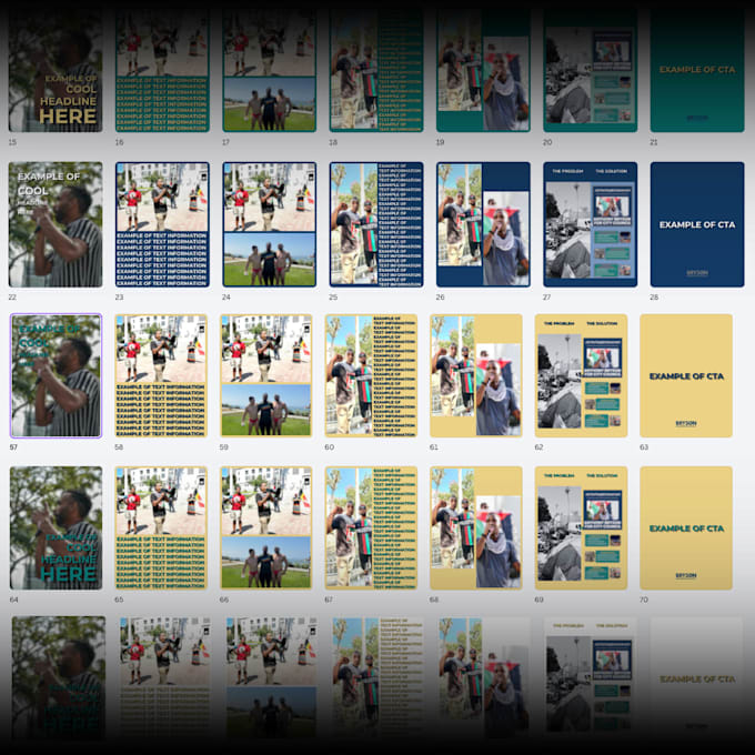 create your social media content