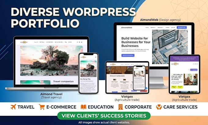 design a professional wordpress business website