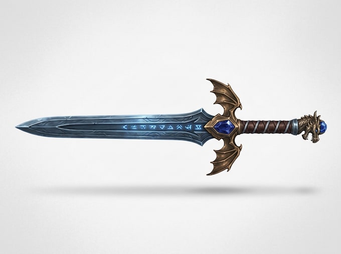 draw your fantasy weapon design