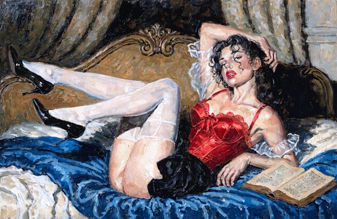 paint pinup or erotic art