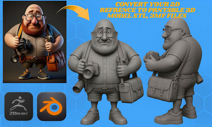 convert 2d images to 3d printable model stl file split 3d toys for 3d printing