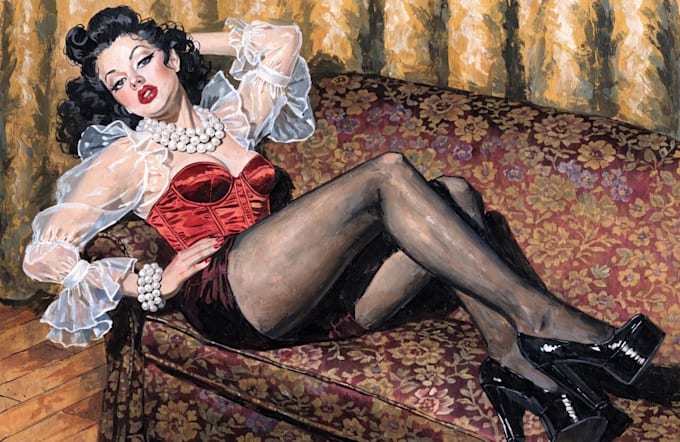 draw erotic art and sexy pinups